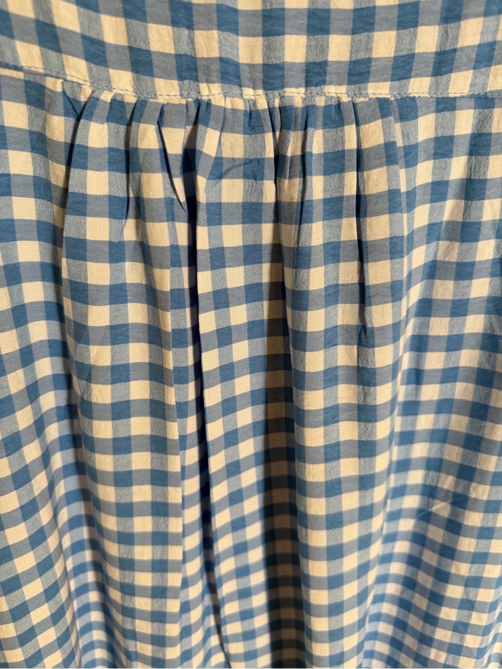 Umgee Blue and White Gingham Dress NWT - Picture 11 of 16